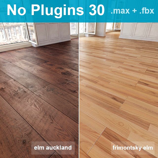 Parquet Floor 30 WITHOUT PLUGINS3d model