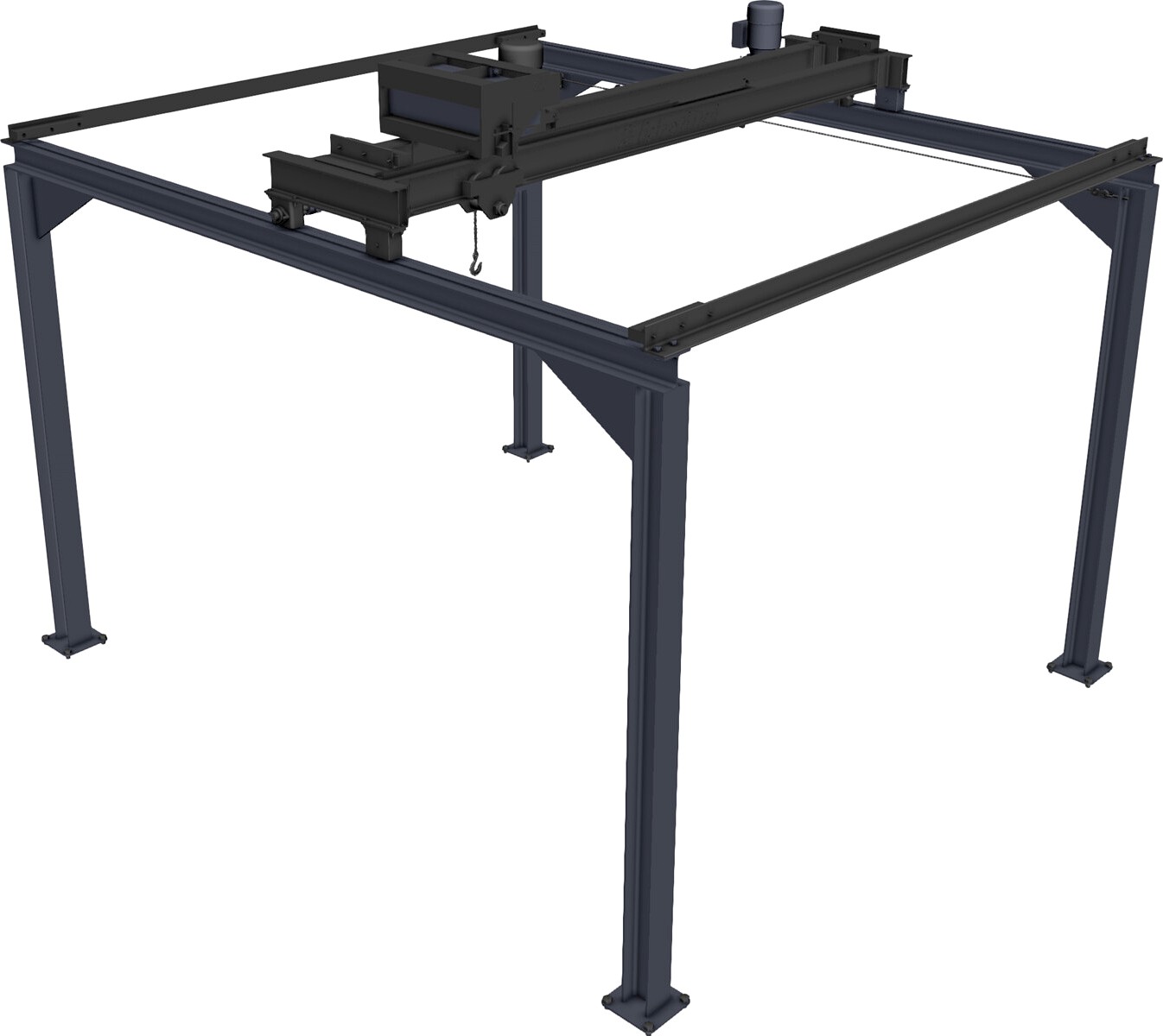 Underslung Crane 3D CAD Model