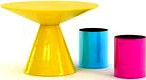 Chocofur Plastic Table and Stools