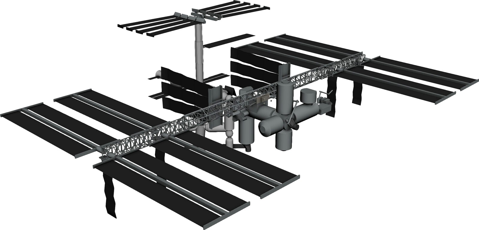 International Space Station (ISS) 3D CAD Model