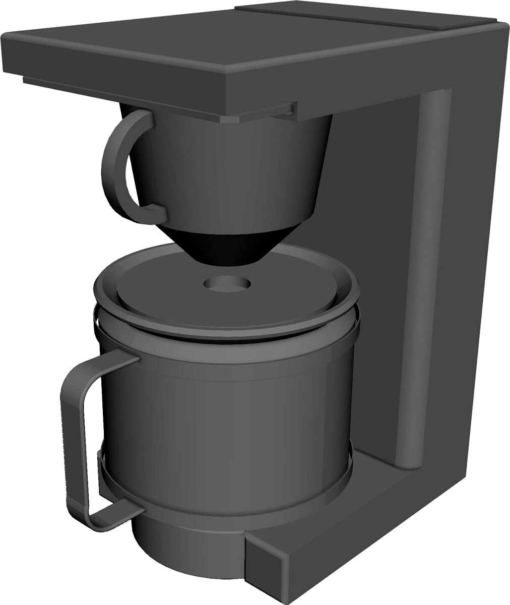 Coffee Machine 3D CAD ModelFree