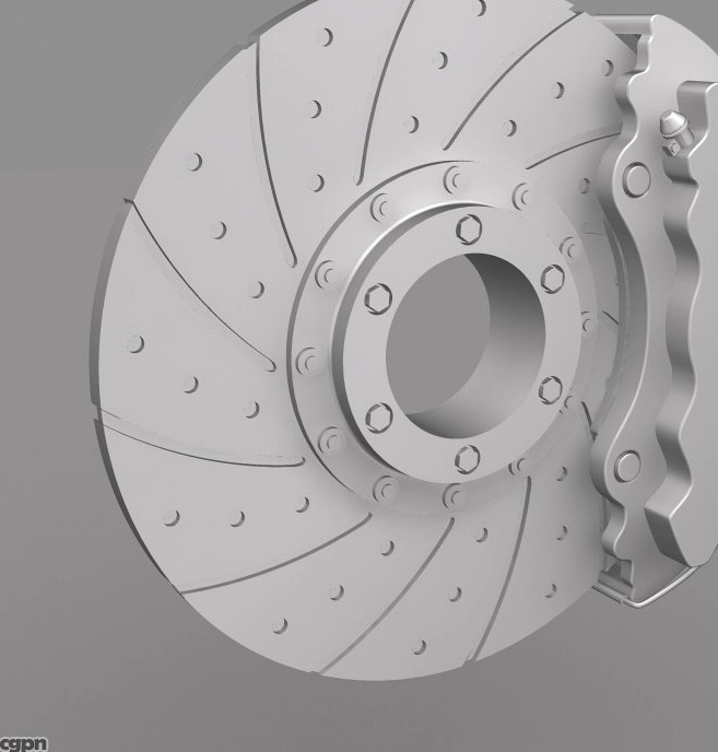 Disk Brake and Caliper3d model