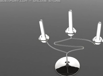 Place candle 3D Model