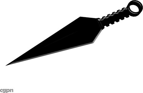 Kunai (Ninja Throwing Knife)3d model