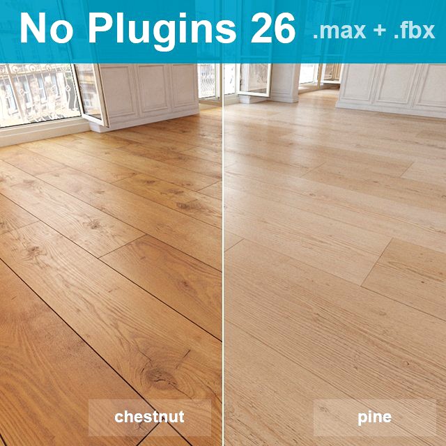 Parquet Floor 26 WITHOUT PLUGINS3d model