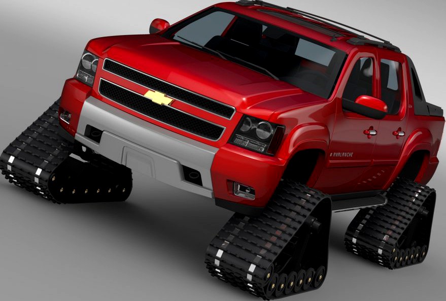 Chevrolet Avalanche Z71 Crawler3d model