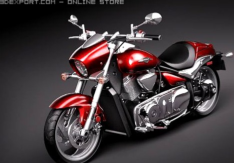 Suzuki boulevard Intruder 3D Model