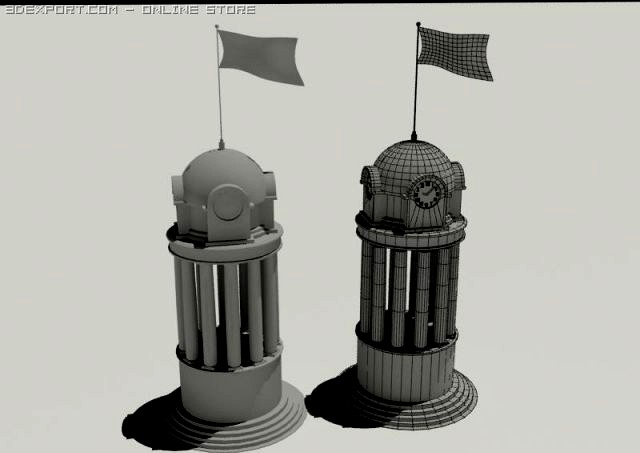 ClockTower 3D Model
