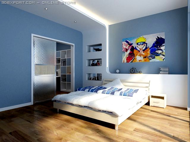 Bedroom059 3D Model