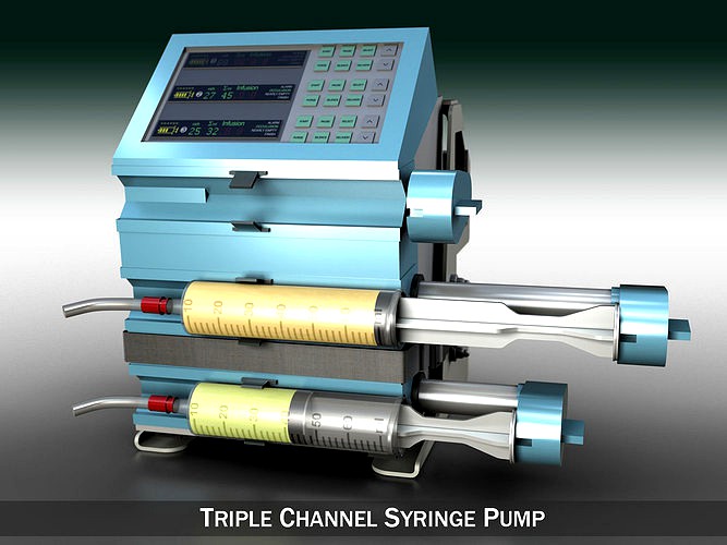 Triple Channel Syringe Pump