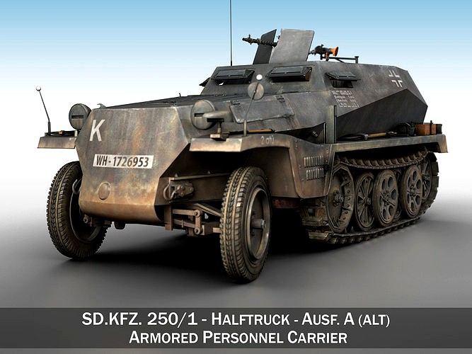 SD KFZ 250 - Half-track troop carrier