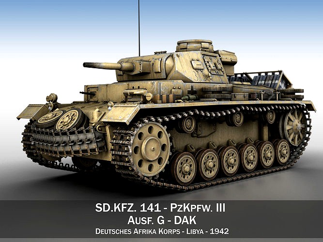 PzKpfw III - Ausf G - DAK - 313