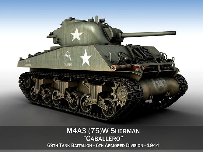 M4A3 75mm - Sherman - Caballero
