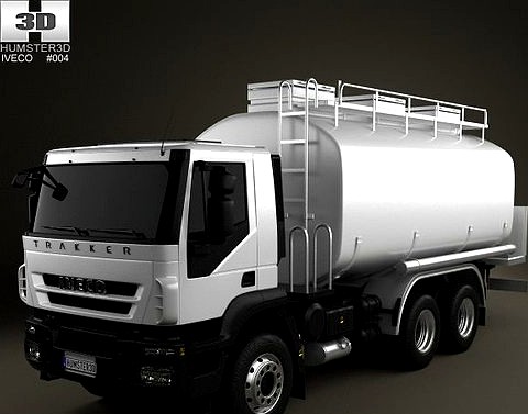 Iveco Trakker Fuel Tank Truck 3-axis 2012