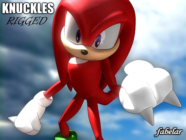 Knuckles rigged