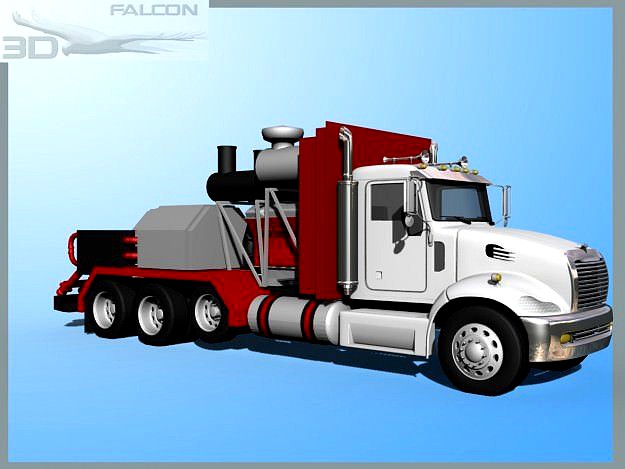 Falcon3D Fracking Pumper Truck