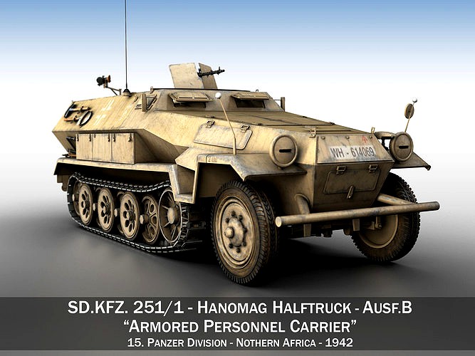 SD KFZ 251 1 Ausf B - Hanomag Halftruck DAK