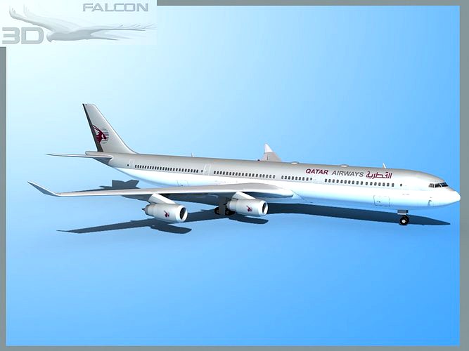 Falcon3D A340 -600 Qatar