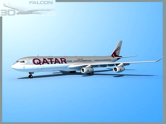 Falcon3D A340-600 Qatar 2