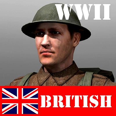 British Soldier and Lee Enfield