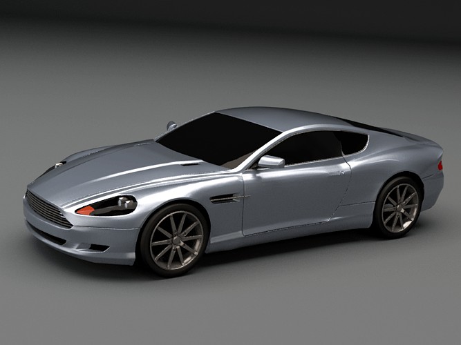 Aston Martin DB 9 restyled coupe car