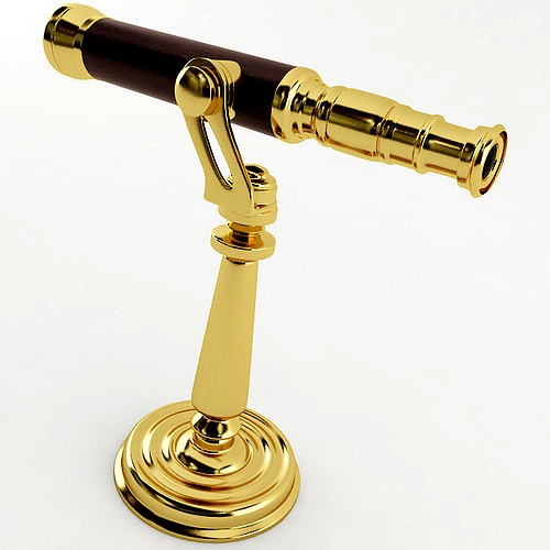 Brass Desk Telescope