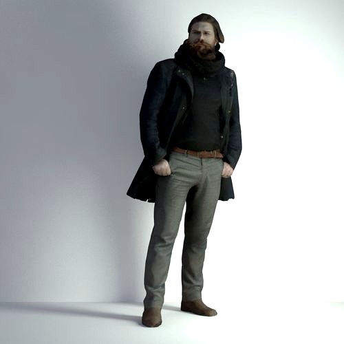 3D Scan Man Winter 002