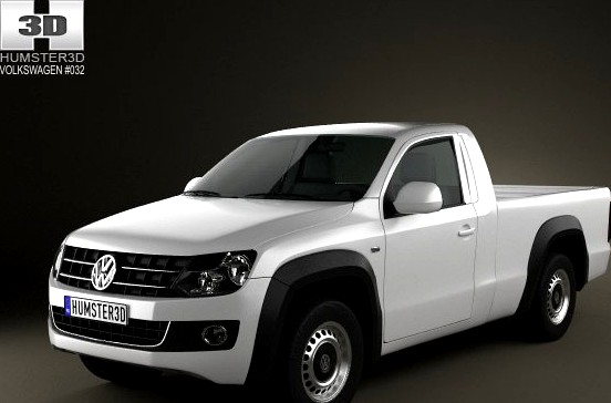 Volkswagen Amarok SingleCab 2010 3D Model