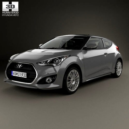 Hyundai Veloster Turbo with HQ interior 2014