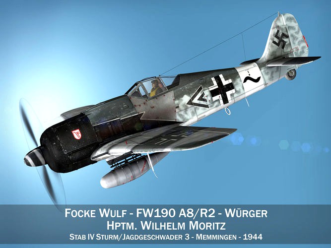 Focke Wulf - FW190 A8 - Stab IV