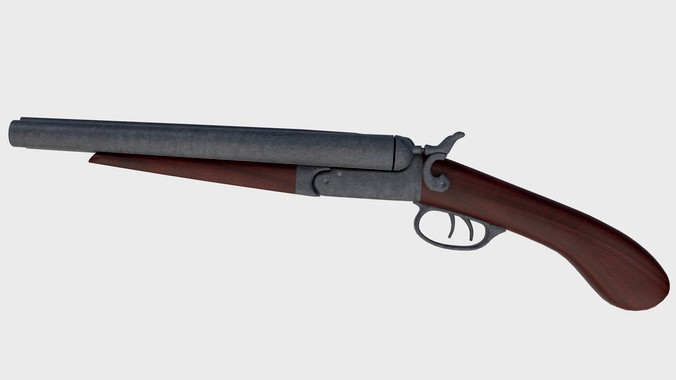 Colt 1877 Sawed Off Shotgun - Game Ready