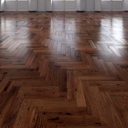 Oak Herringbones dark floor 3