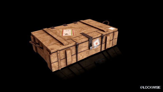 Ammo Crate- Loot Crate - Wood