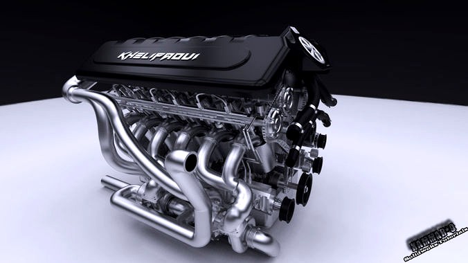 V12 Engine Solidworks files