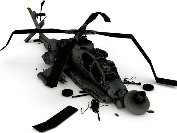 AH 64 helicopter