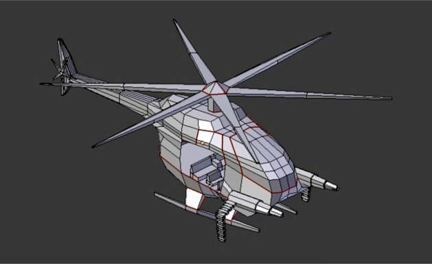 Low Poly Helicopter