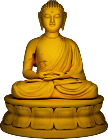 Buddha 02 3D Model