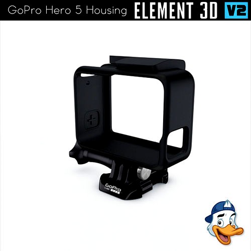 GoPro Hero 5 Housing for Element 3D