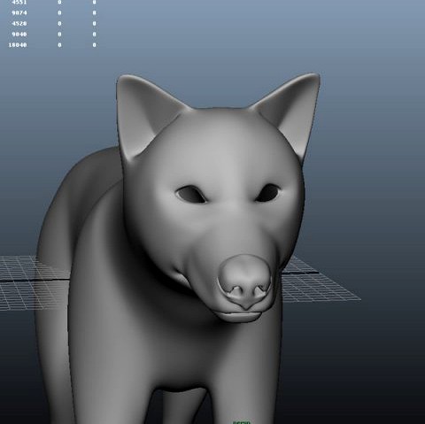 Wolf 3D Model