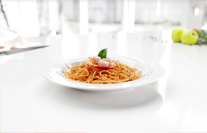 Spaghetti 3D model