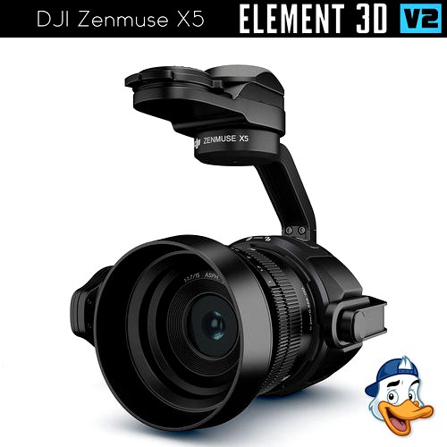 DJI Zenmuse X5 for Element 3D