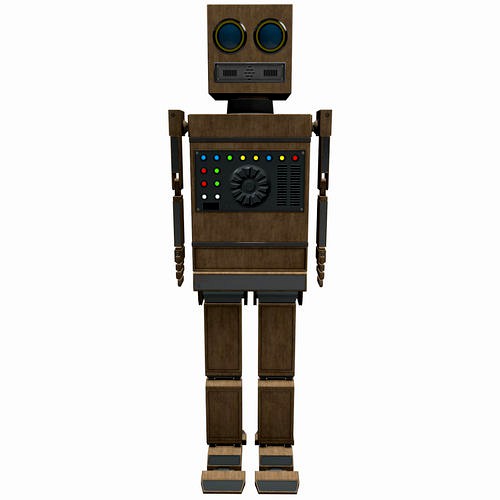 Shikaku The Hipster Robot Next Gen PBR Game and Render Ready