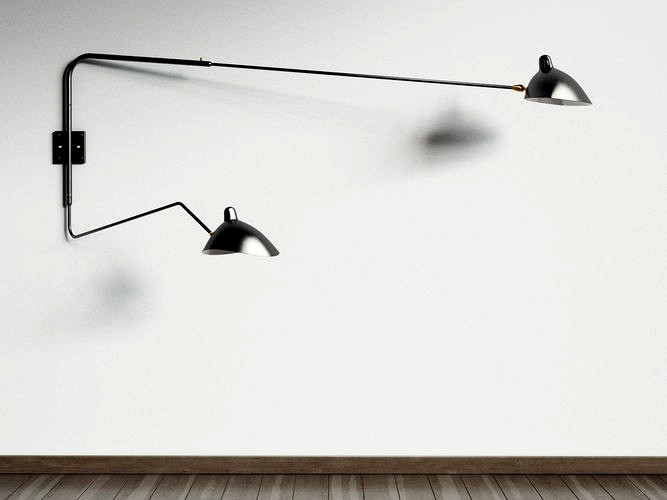 Two Arms Wall Lamp