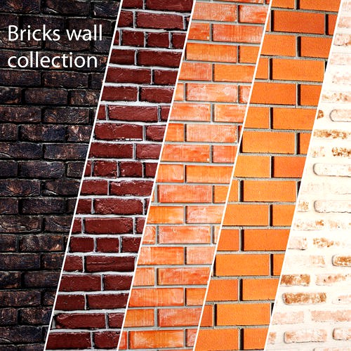 Bricks wall set
