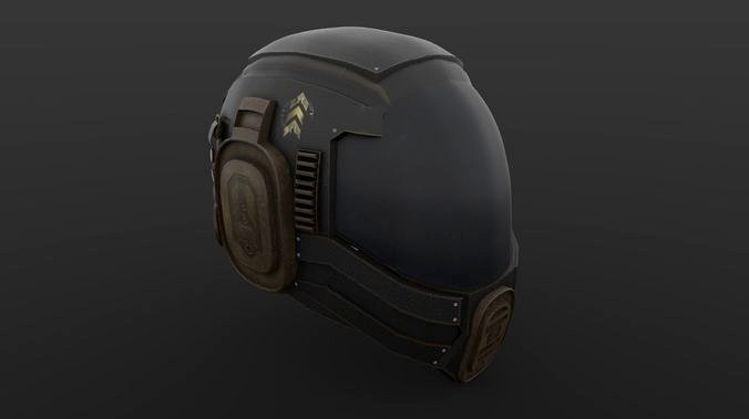 Sci-Fi Helmet Military