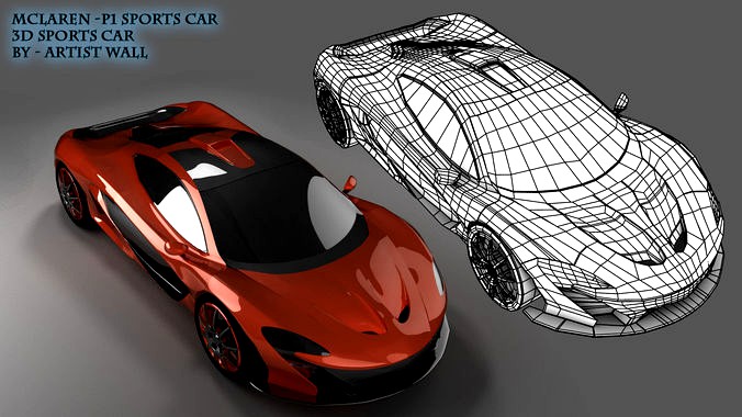 McLaren-p1 3D CAR