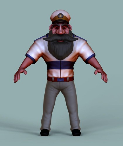 Character Design Marine Captain