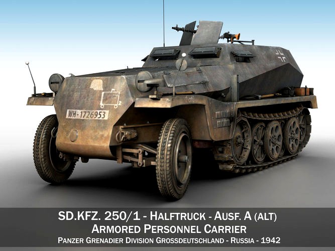 SDKFZ 250 - Halftruck  - PzGrenDiv