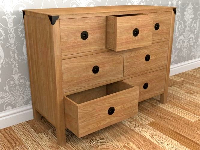 Laura Ashley Balmoral Chestnut 7 Drawer Chest