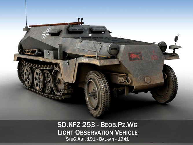 SD KFZ 253 - Beob Pz Wg - StuG Abt 191